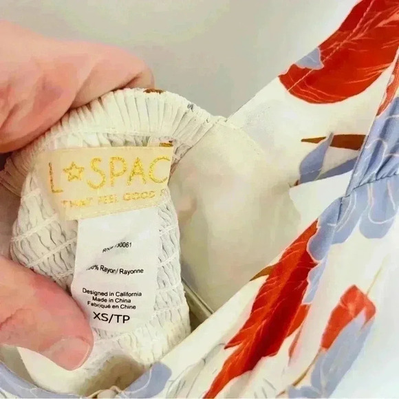 NEW l*Space Cozumel Mini Dress Paloma Floral Tropical Beach Pool Resortwear - Picture 8 of 9